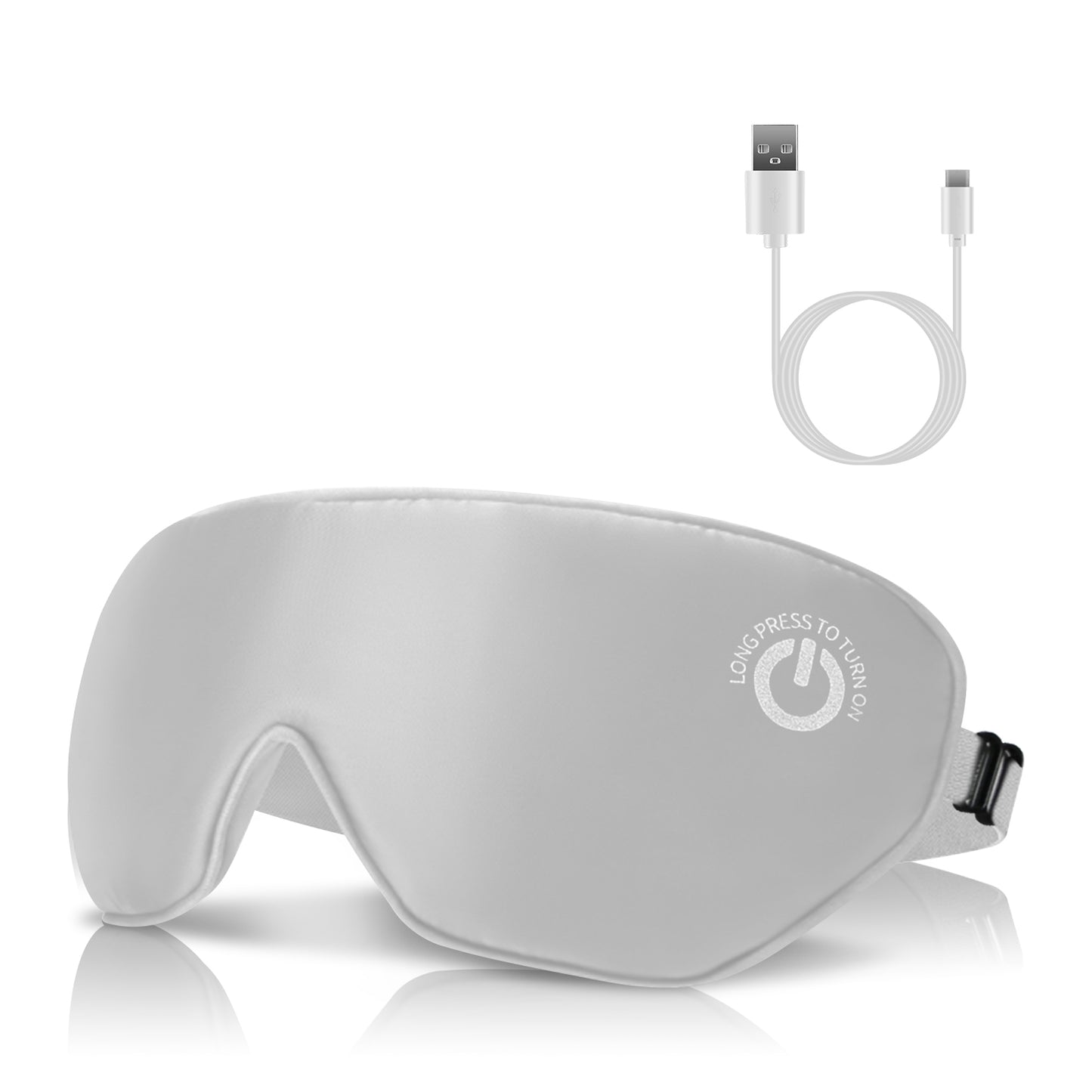 Cordless Heated Silk Eye Mask