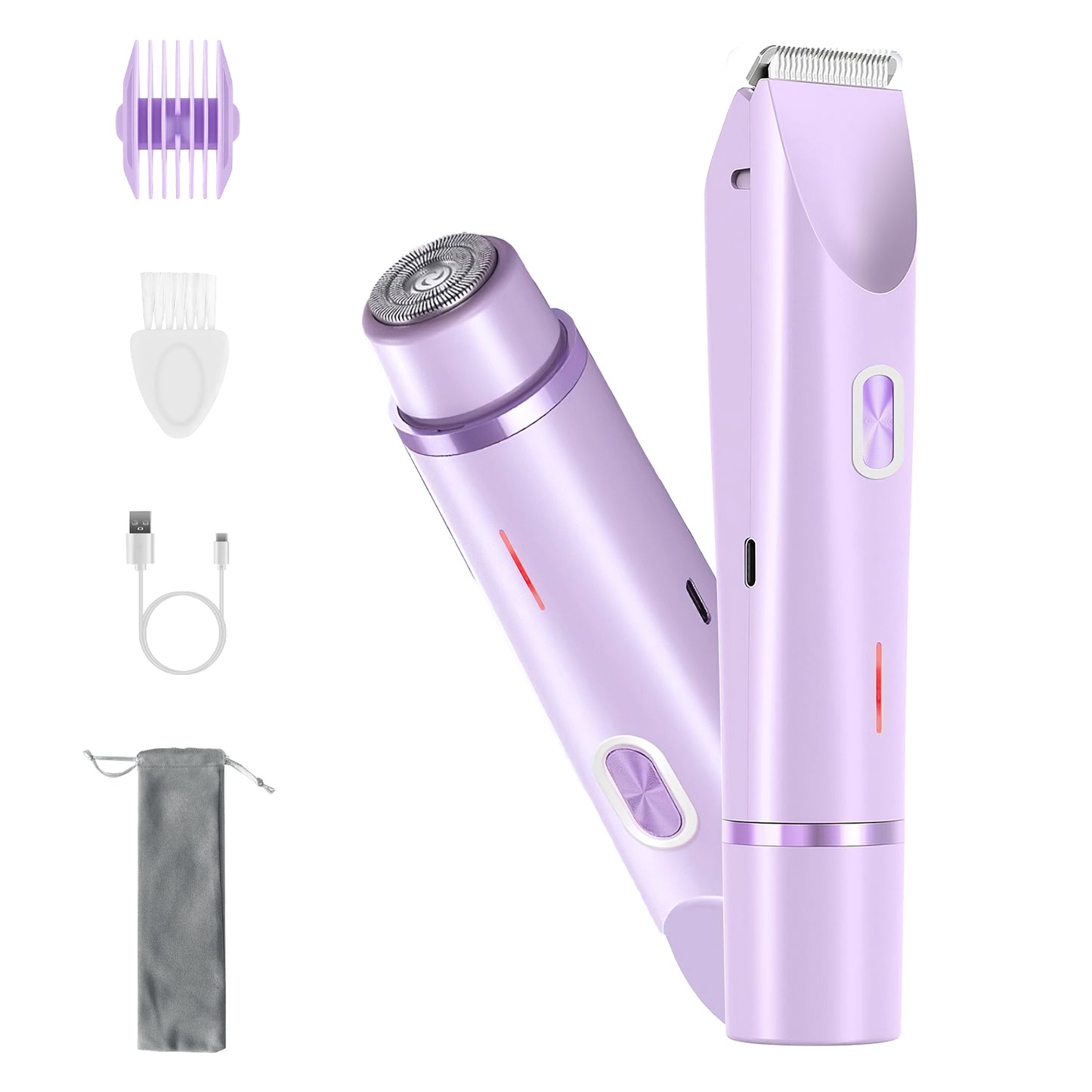 Women Dual-Head Body Trimmer – Cordless & Waterproof