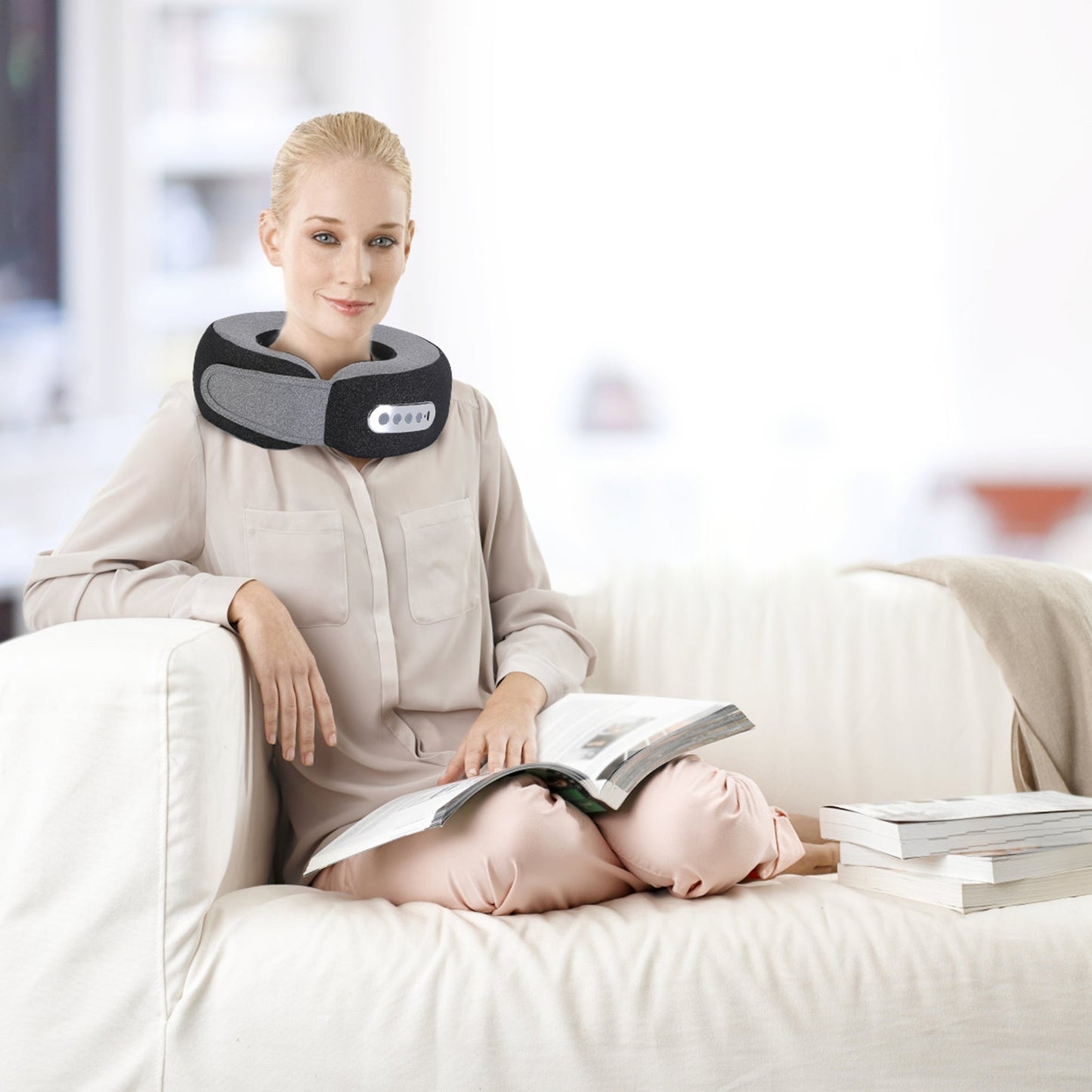 2-in-1 Neck Massager and Travel Pillow