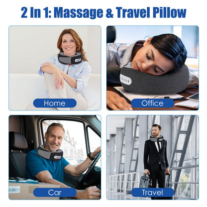 2-in-1 Neck Massager and Travel Pillow