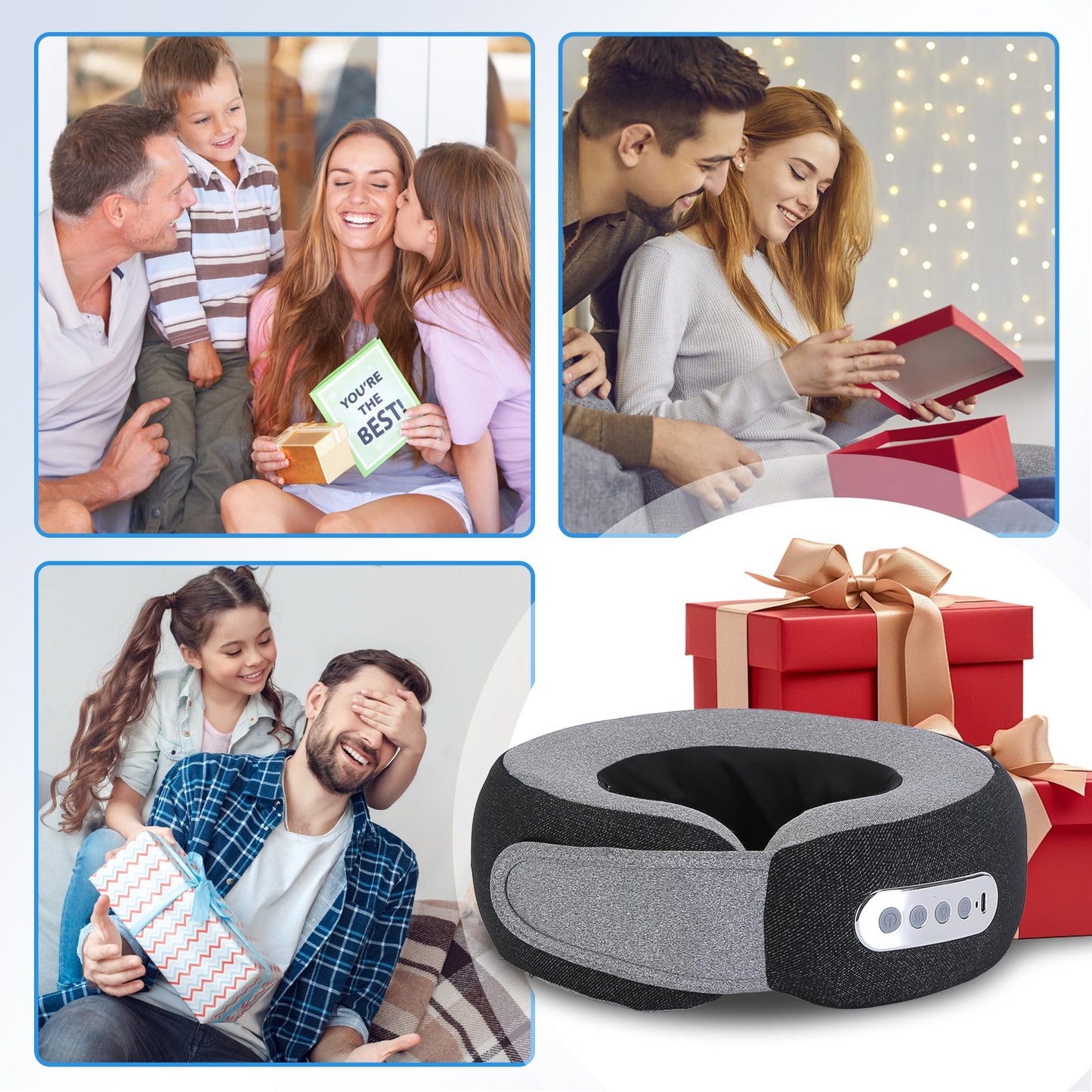2-in-1 Neck Massager and Travel Pillow