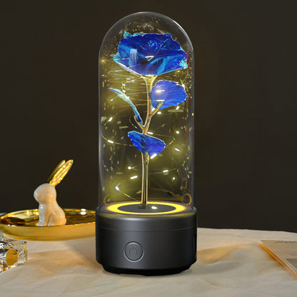 LED Bluetooth Flower Lamp with Glass Cover