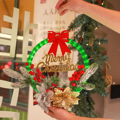 LED Christmas Flower Garland