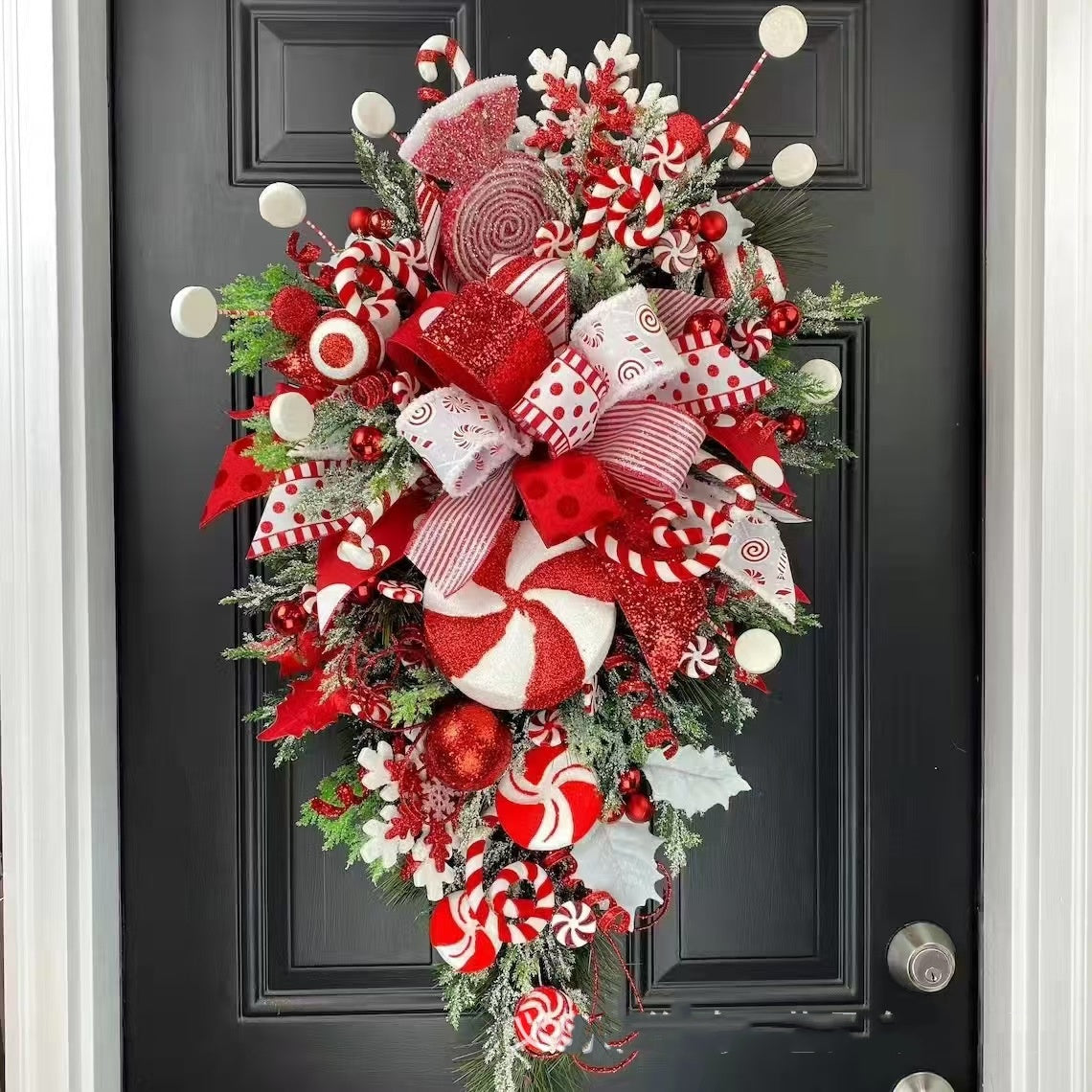 Festive Holiday Hanging Wreath