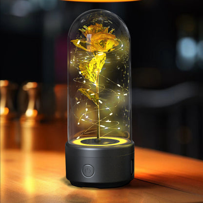 LED Bluetooth Flower Lamp with Glass Cover