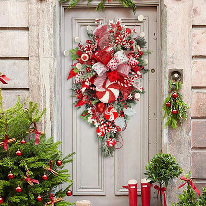 Festive Holiday Hanging Wreath