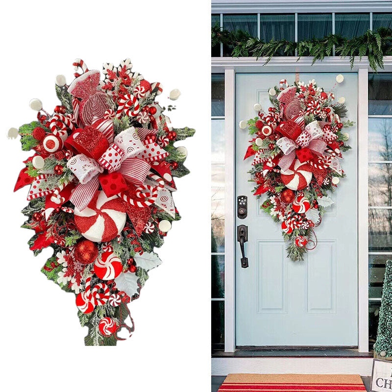 Festive Holiday Hanging Wreath