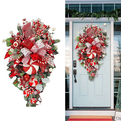 Festive Holiday Hanging Wreath