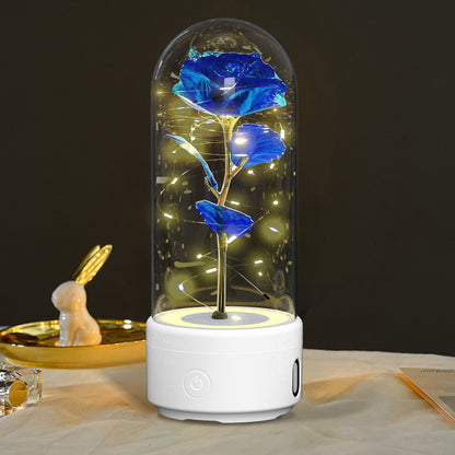 LED Bluetooth Flower Lamp with Glass Cover