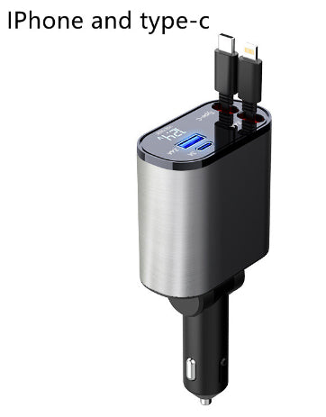 Metal 100W Fast Car Charger