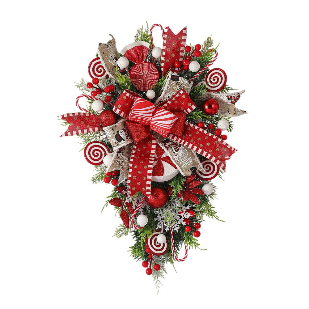 Festive Holiday Hanging Wreath