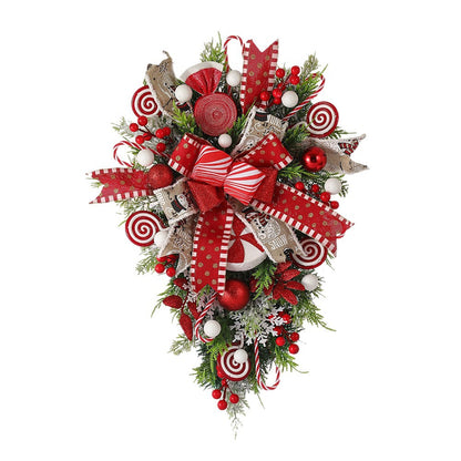 Festive Holiday Hanging Wreath