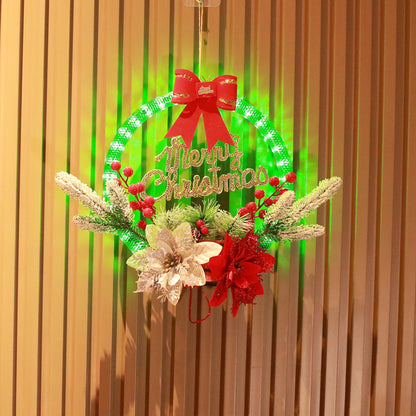 LED Christmas Flower Garland