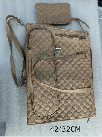 Quilted Insulated Lunch Bag for Women