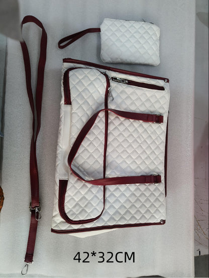 Quilted Insulated Lunch Bag for Women