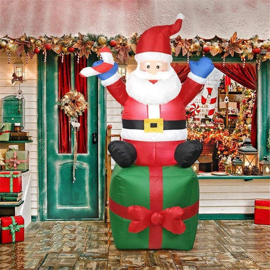 1.8m Gift Bag Santa Claus Inflatable Model
