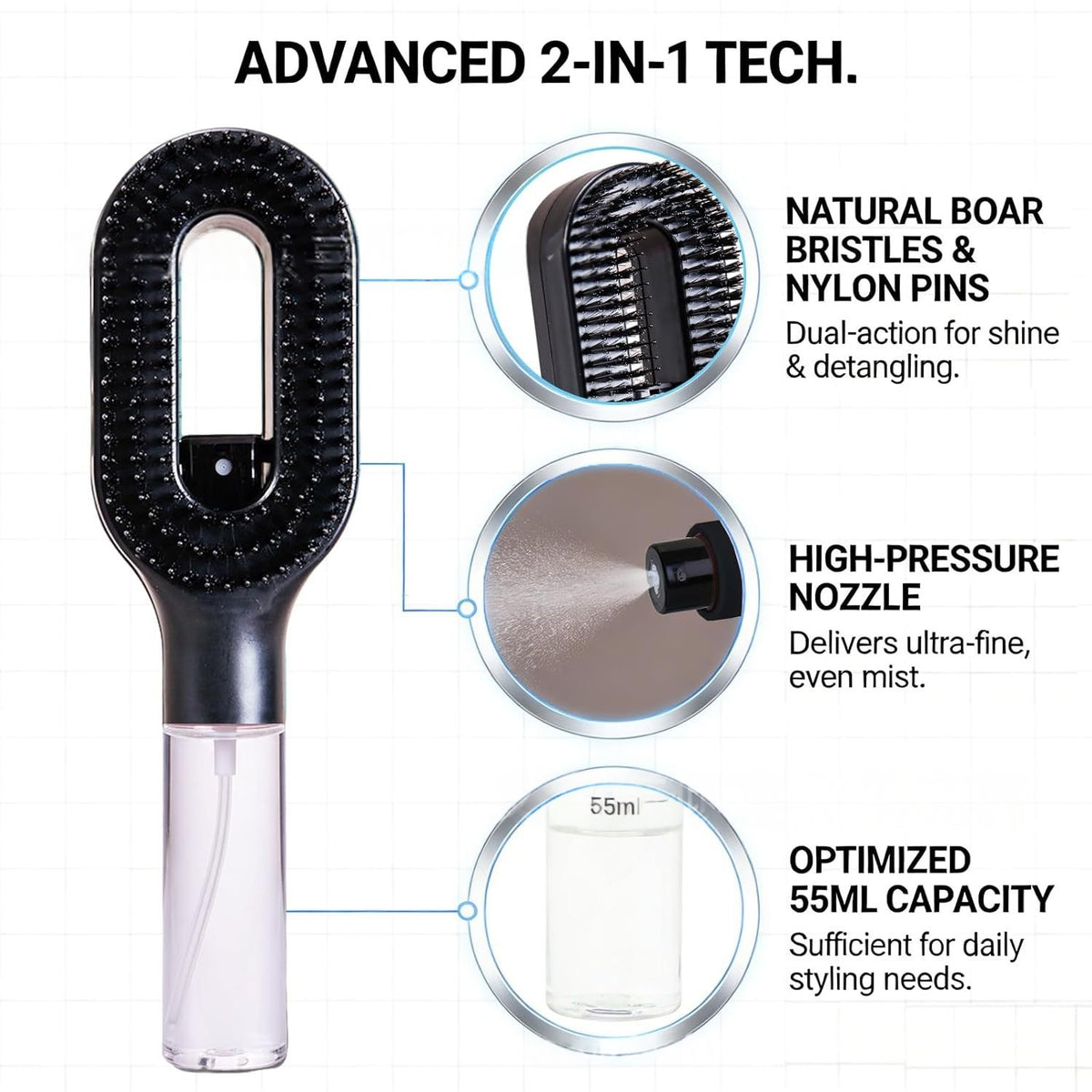 Sleek Mist Spray Brush