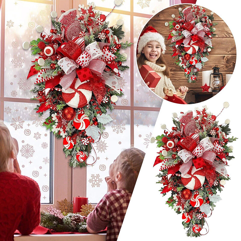 Festive Holiday Hanging Wreath